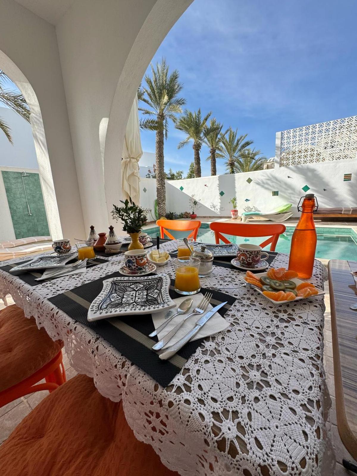 Dar El Kahina Djerba Hotel Mezraia Bagian luar foto